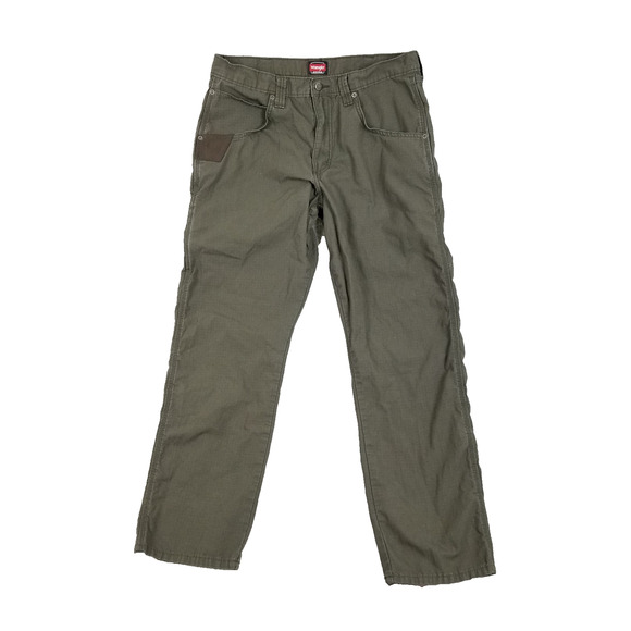 Wrangler Workwear Pants Mens 34x30 Ripstop Utility Reinforced Pockets Durable - Picture 1 of 16